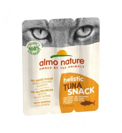 ALMO NATURE GATTO HOLISTIC SNACK AL TONNO 3 STICKS DA 5 GR