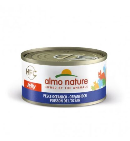 ALMO NATURE GATTO JELLY CON PESCE OCEANICO DA 70 GR IN LATTINA