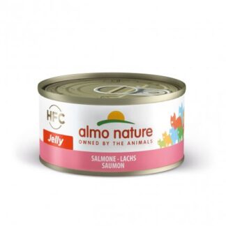 ALMO NATURE GATTO JELLY CON SALMONE DA 70 GR IN LATTINA