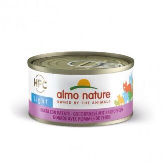 ALMO NATURE GATTO LIGHT CON ORATA E PATATE DA 70 GR IN LATTINA