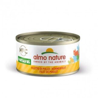 ALMO NATURE GATTO NATURAL CON FILETTO DI POLLO DA 70 GR IN LATTINA
