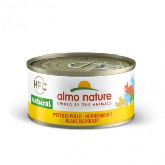 ALMO NATURE GATTO NATURAL CON PETTO DI POLLO DA 70 GR IN LATTINA