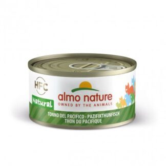 ALMO NATURE GATTO NATURAL CON TONNO DEL PACIFICO DA 70 GR IN LATTINA