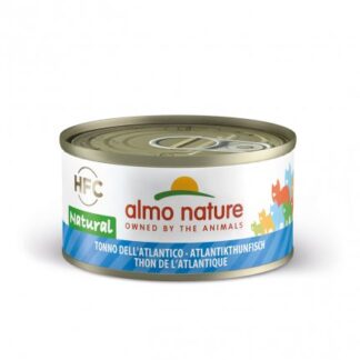 ALMO NATURE GATTO NATURAL CON TONNO DELL' ATLANTICO DA 70 GR IN LATTINA