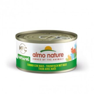 ALMO NATURE GATTO NATURAL CON TONNO E MAIS DA 70 GR IN LATTINA