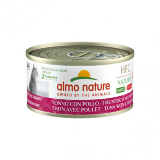 Almo nature gatto natural con tonno pollo da 150 gr in lattina