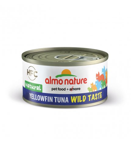 ALMO NATURE GATTO NATURAL WILD TASTE AL TONNO DA 70 GR