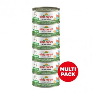 ALMO NATURE GATTO NATURE CAT MULTIPACK CON TONNO DEL PACIFICO 6 PEZZI DA 70 GR