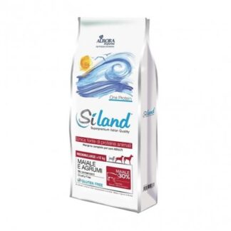 AURORA BIOFARMA SILAND CANE ADULT MEDIUM LARGE MAIALE E AGRUMI DA 3 KG