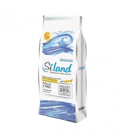AURORA BIOFARMA SILAND CANE ADULT MEDIUM LARGE POLLO E RISO DA 3 KG