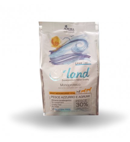 AURORA BIOFARMA SILAND CANE DIET ADULT MEDIUM LARGE IPOALLERGENICO MONOPROTEICO CON PESCE AZZURRO E AGRUMI DA 12 KG