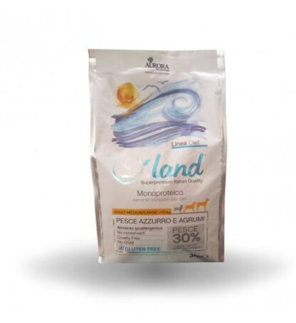 AURORA BIOFARMA SILAND CANE DIET ADULT MEDIUM LARGE IPOALLERGENICO MONOPROTEICO CON PESCE AZZURRO E AGRUMI DA 3 KG
