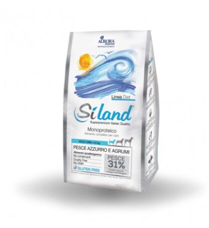 AURORA BIOFARMA SILAND CANE DIET ADULT MINI IPOALLERGENICO MONOPROTEICO CON PESCE AZZURRO E AGRUMI DA 3 KG
