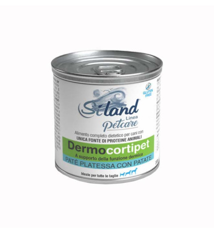 Aurora biofarma siland cane diet dermocortipet pate' platessa con patate da 300 gr in lattina