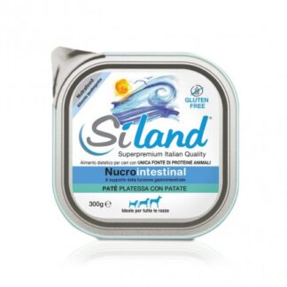 AURORA BIOFARMA SILAND CANE DIET NUCROINTESTINAL PATE' PLATESSA CON PATATE DA 300 GR IN VASCHETTA