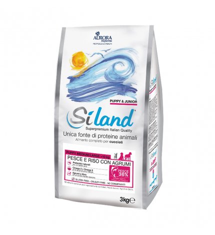 AURORA BIOFARMA SILAND CANE DIET PUPPY MEDIUM MONOPROTEICO CON PESCE E AGRUMI DA 3 KG