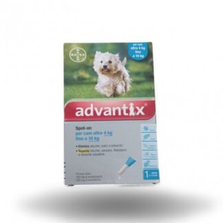ELANCO ANTIPARASSITARIO ADVANTIX SPOT-ON CANI DA 4 A 10 KG 1 PIPETTA DA 1,00 ML