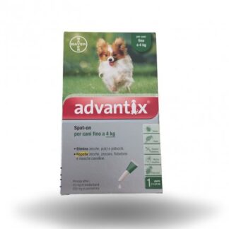 ELANCO ANTIPARASSITARIO ADVANTIX SPOT-ON CANI FINO A 4 KG 1 PIPETTA DA 0,4 ML