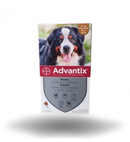 ELANCO ANTIPARASSITARIO ADVANTIX SPOT-ON CANI OLTRE 40 KG 4 PIPETTE DA 6,00 ML