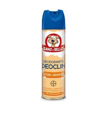 BAYER CANE DEODORANTE ASSORBIODORI DEOCLIN FIORI D'ARANCIO DA 250 ML