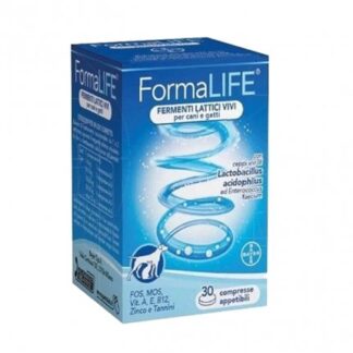 BAYER CANE E GATTO FORMALIFE FERMENTI LATTICI VIVI DA 30 COMPRESSE