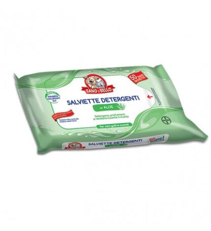 BAYER CANE E GATTO SALVIETTE ALOE DA 50 PZ