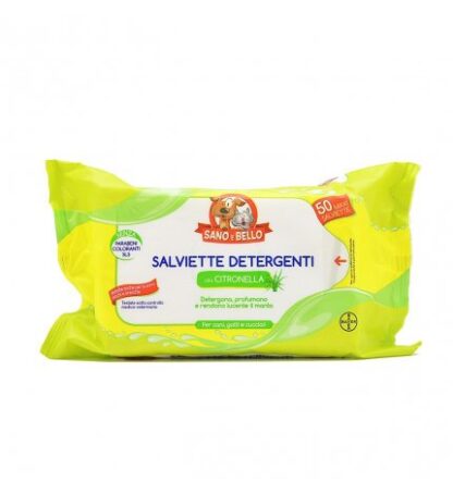 BAYER CANE E GATTO SALVIETTE CITRONELLA DA 50 PZ