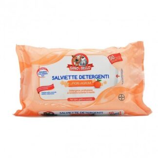BAYER CANE E GATTO SALVIETTE FIORI D' AGRUMI DA 50 PZ