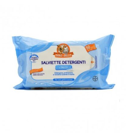 BAYER CANE E GATTO SALVIETTE TALCO DA 50 PZ