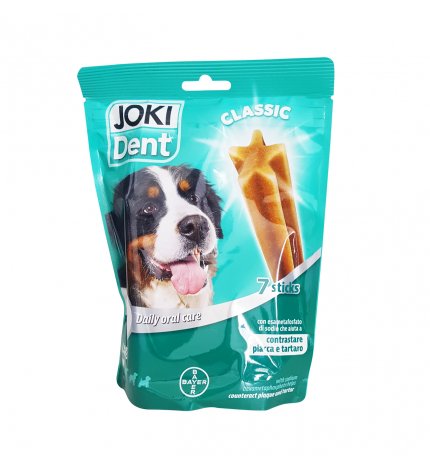 BAYER CANE SNACK JOKI DENT STAR BAR TAGLIA LARGE X - LARGE DA 270 GR