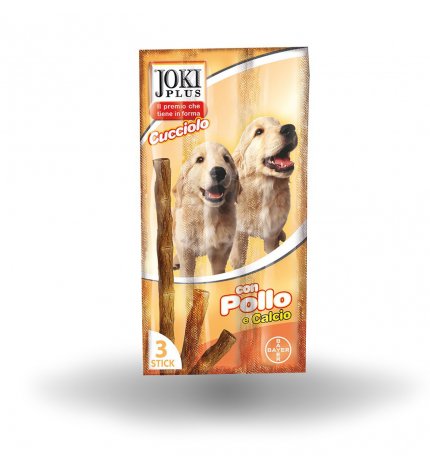 BAYER CANE SNACK JOKI PLUS CUCCIOLO AL POLLO DA 5 X 3 GR