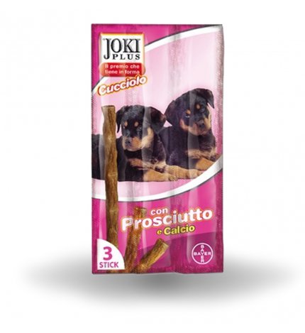 BAYER CANE SNACK JOKI PLUS CUCCIOLO AL PROSCIUTTO DA 5 X 3 GR