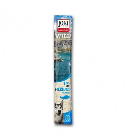 BAYER CANE SNACK JOKI PLUS WILD AL MERLUZZO ATLANTICO DA 12 GR