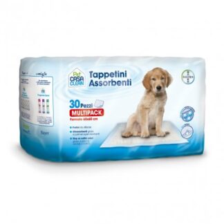 BAYER CANE TAPPETINI ASSORBENTI 60 x 60 CM DA 30 PEZZI