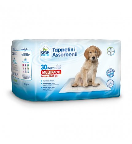 BAYER CANE TAPPETINI ASSORBENTI 60 x 60 CM DA 30 PEZZI