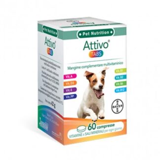 BAYER CANE VITAMINE ATTIVO TABS 60 COMPRESSE DA 42 GR