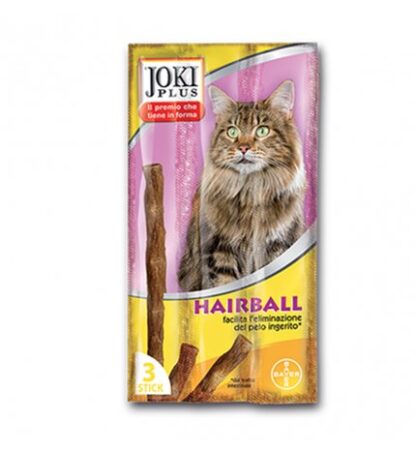 BAYER GATTO SNACK JOKI PLUS HAIRBALL DA 3 X 5 GR