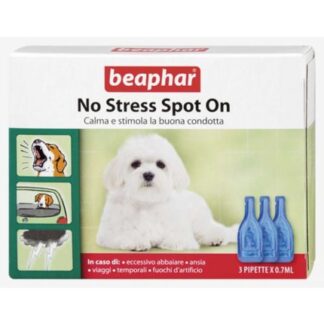 BEAPHAR NO STRESS SPOT ON CANE 3 PIPETTE