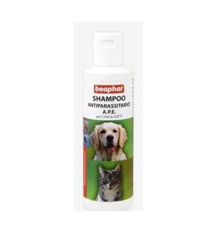 BEAPHAR SHAMPOO ANTIPARASSITARIO APE 200ML