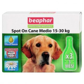 BEAPHAR SPOT-ON CANE MEDIO 15-30KG 3 PIPETTE