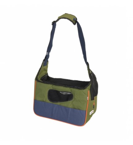 Camon cane borsa trasportino verde per cani fino a 8 kg