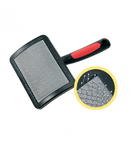CAMON CANE CARDATORE DENTI CURVI ACCIAIO LARGE