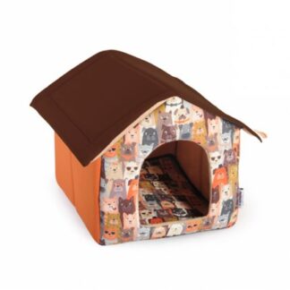 Camon cane casetta funny dogs pieghevole misura 35 x 40 x 38 cm