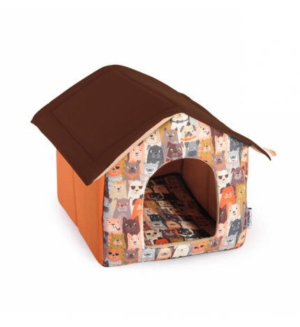 Camon cane casetta funny dogs pieghevole misura 35 x 40 x 38 cm