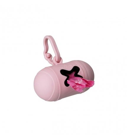 CAMON CANE DISPENSER CITYGO ROSA CON SACCHETTI IGIENICI