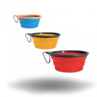 CAMON CANE E GATTO CIOTOLA PIEGHEVOLE IN SILICONE DA 750 ML MISURA MEDIA