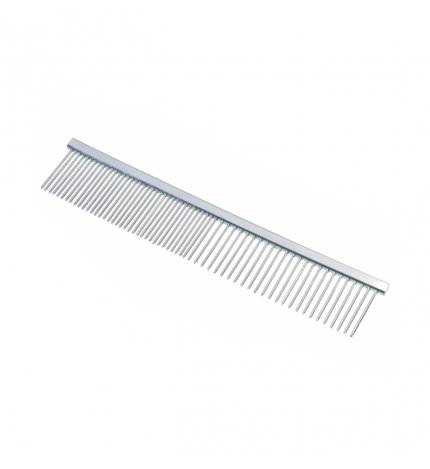 CAMON CANE E GATTO PETTINE LINEARE CROMATO 18 CM