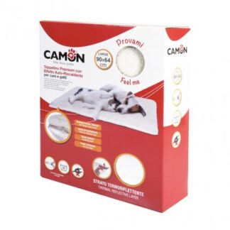 CAMON CANE E GATTO TAPPETTINO PREMIUM CON EFFETTO AUTO RISCALDANTE TAGLIA LARGE 90 X 64 CM