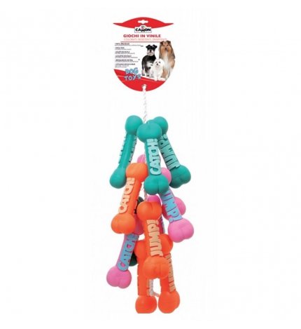 CAMON CANE GIOCO OSSO IN VINILE MEDIO 23 CM
