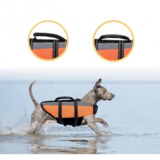 Camon cane giubbotto di salvataggio 56 cm taglia xlarge arancio catarinfrangente